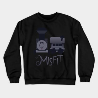 Misfit - Square-Wheeled Caboose Train Crewneck Sweatshirt